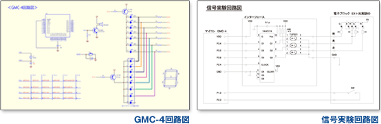 GMC-4回路図、信号実験回路図